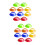 20 Pcs Portable Soccer Cones Multi Function Agility Training 9
