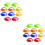 20 Pcs Portable Soccer Cones Multi Function Agility Training 8