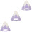 3Pcs Hamster Hideout House For Small Animals Sleeping Nest Decorative 7