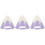 3Pcs Hamster Hideout House For Small Animals Sleeping Nest Decorative 6