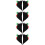 4 Pairs Motorcycle Fairing Spoiler 10
