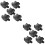 10 Pcs Ip68 Waterproof 3-Way Electrical Cable Connector Black 7