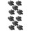 10 Pcs Ip68 Waterproof 3-Way Electrical Cable Connector Black 6