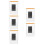 5Pcs Magnetic Kitchen Organizer For Refrigerator With Flip Cover 9