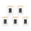 5Pcs Magnetic Kitchen Organizer For Refrigerator With Flip Cover 6