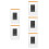 5Pcs Magnetic Kitchen Organizer For Refrigerator With Flip Cover 8