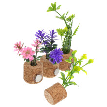 12 Pcs Artificial Plant Air Vent Decor For Cars