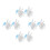 8 Pcs Push Button Spigot Replacement For 12L Water Coolers And Jugs 8