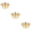 3 Sets Practical Kitchen Stockpot Soup Pot Instant Noodles Pan 9