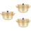 3 Sets Practical Kitchen Stockpot Soup Pot Instant Noodles Pan 6