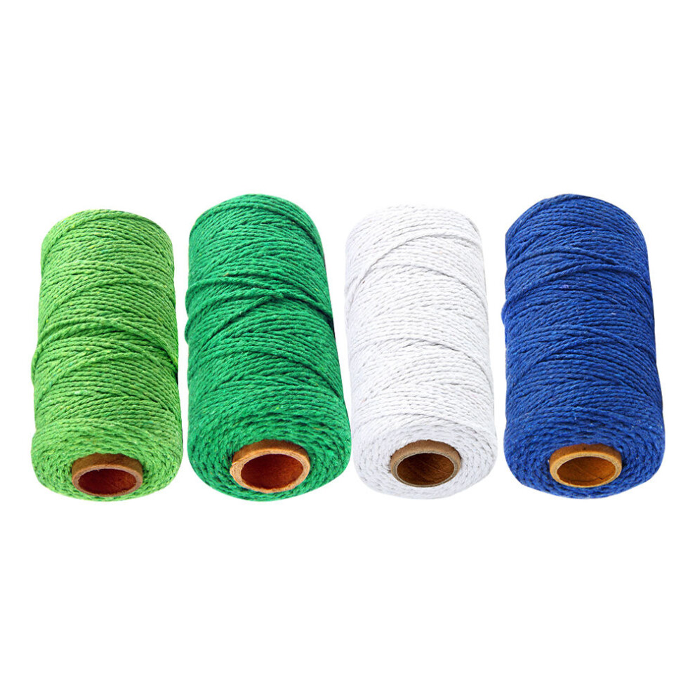 8 Rolls 2Mm Thick Braided Cotton Rope For Diy Art Craft 031409019171