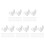 250 Pcs Rope Light Clips For Christmas Outdoor String Lights 8