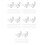 250 Pcs Rope Light Clips For Christmas Outdoor String Lights 4