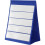 3Pcs Tabletop Pocket Chart Self-Standing Desktop Holder With White Cards 1