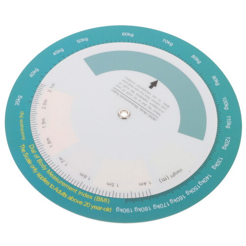 5Pcs Body Weight Chart Bmi Index Male