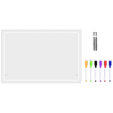 4Sets Portable Acrylic Desktop Whiteboard Memo Board for