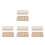 4Pcs 21-Grid Silicone Ice Cube Tray With Lid For Making 8