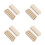 4Pcs 21-Grid Silicone Ice Cube Tray With Lid For Making 4