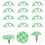 150 Pcs Mini Cloth Wrapped Two-Legged Rivets Diy Bag Supplies 10