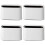 4Pcs Small Desktop Trash Can For Home Office Car Table Use 5