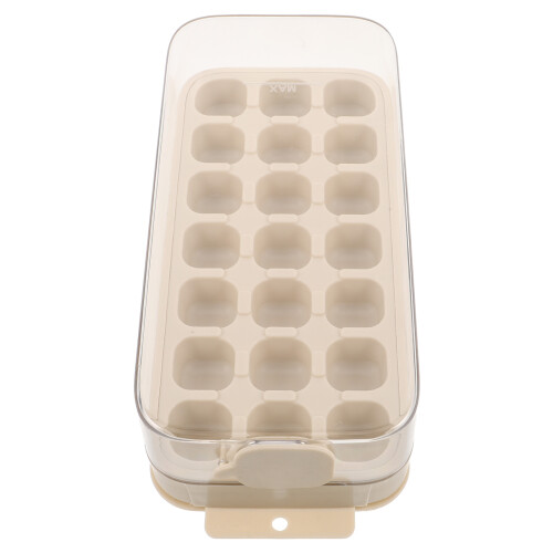 4Pcs 21-Grid Silicone Ice Cube Tray With Lid For Making 2