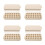 4Pcs 21-Grid Silicone Ice Cube Tray With Lid For Making 7