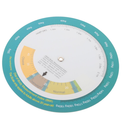 5Pcs Body Weight Chart Bmi Index Male 2