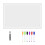 4Sets Portable Acrylic Desktop Whiteboard Memo Board for 2