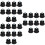 30 Pcs Stool Fixed Pad Office Chair Wheel Stopper 5