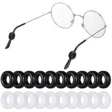 50 Pairs Silicone Eyeglasses Temple Tips Anti-Slip Comfort Retainers