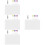 4Sets Portable Acrylic Desktop Whiteboard Memo Board for 9