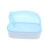 2Pcs Plastic Hamster Bathtub For Small Animals Mice Sauna Basin 1