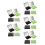 5 Sets Portable Oil Absorbing Sheets With Mirror And Puff 4