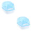 2Pcs Plastic Hamster Bathtub For Small Animals Mice Sauna Basin 6