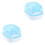 2Pcs Plastic Hamster Bathtub For Small Animals Mice Sauna Basin 3