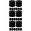 24 Pcs Table Foosball Bumper Replacement Gaskets 10