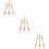 3Pcs Wood Kid Drawing Stand Message Board Display Rack 28X21Cm 10
