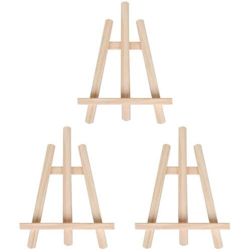 3Pcs Wood Kid Drawing Stand Message Board Display Rack 28X21Cm 2