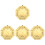 4Pcs Copper Eight Diagrams Mirror Blessing Decoration 2