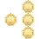 4Pcs Copper Eight Diagrams Mirror Blessing Decoration 6