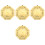 4Pcs Copper Eight Diagrams Mirror Blessing Decoration 3