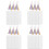 60 Sets Blank Bookmarks With Colorful Tassels For Diy Use 7