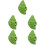 5Pcs Conch Shape 6-Hole Ceramic Ocarina Instrument 8