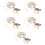 5Pcs Stone Tree Hanging Ornament For Car Rear View Mirror 9