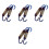 8 Pcs Spring Motorcycle Swivel Hook 5