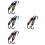 8 Pcs Spring Motorcycle Swivel Hook 9