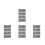 16 Sets Clock Numerals Kit Digital Numbers Replacement For Home Decor 9