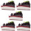 5Pcs Artificial Dessert Faux Fruit Triangle Cake Slice Model 10