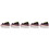 5Pcs Artificial Dessert Faux Fruit Triangle Cake Slice Model 11