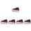 5Pcs Artificial Dessert Faux Fruit Triangle Cake Slice Model 7